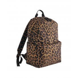 BagBase Leopard Print Backpack