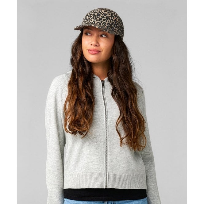 Beechfield  Leopard Print 6-panel Cap