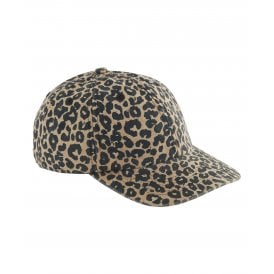 Beechfield Leopard Print 6-panel Cap
