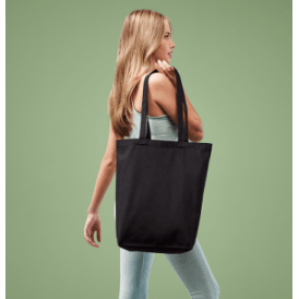 Nutshell® Recycled Premium Canvas 'Flat Base' Shopper