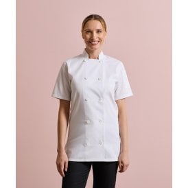 Premier Women's Short Sleeve Chef's Jacket