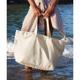 Westford Mill Oversized Heavy Duty Canvas Tote Bag